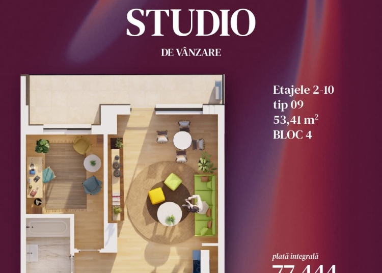 energia residence studio modern elegant ideal pentru tineri la un pret accesibil 69367b6655336