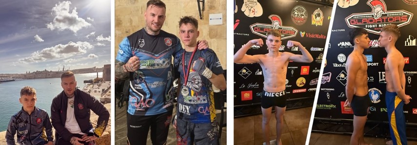 la numai 14 ani mihnea oprea a luptat in malta atitudine si curaj are un viitor promitator in