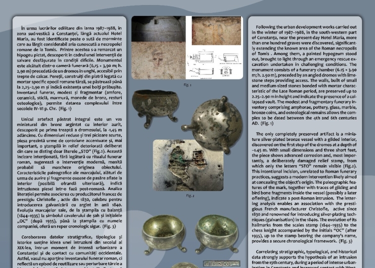 minac povestea unui vas christofle descoperit in mormantul cu oranti de la tomis 693ad38069319