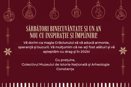muzeul de istorie nationala si arheologie constanta si a anuntat programul in timpul sarbatorilor de iarna p 69494717be896