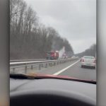 o cisterna incarcata cu benzina a luat foc pe autostrada a1 traficul este blocat pe sensul spre bucuresti 6932e251da60c