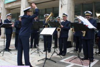 seri muzicale cu fanfara muzica apelor in piata ovidiu din constanta 693039a01e2cc