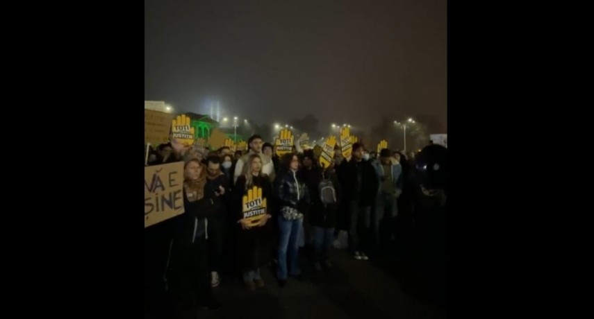 un nou protest in piata victoriei din bucuresti dupa documentarul recorder despre problemele din justitie 693c566a477ad