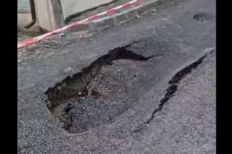 video s a surpat asfaltul pe strada mihai viteazu din tulcea miercuri incep reparatiile 692f32f00d695