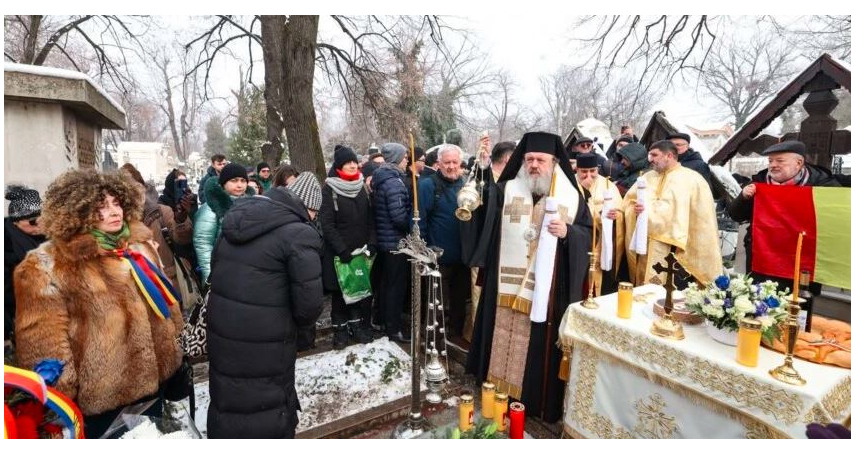 176 de ani de la nasterea lui eminescu slujba de pomenire la mormantul sau din cimitirul bellu 6968cefb3f7d8