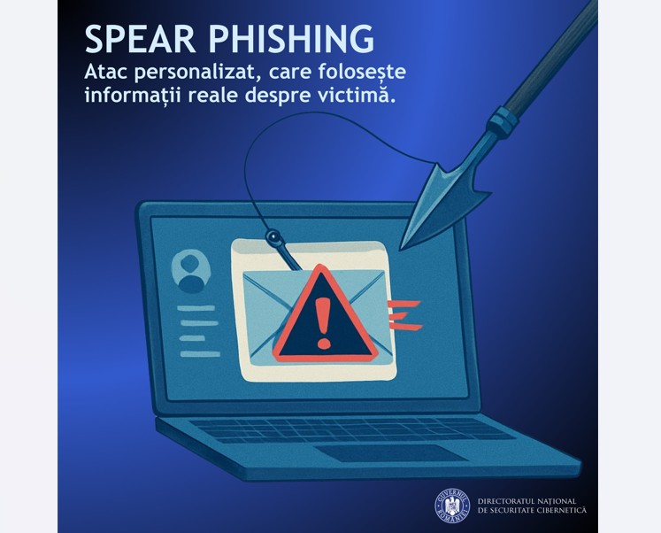 atentie la spear phishing dnsc avertizeaza asupra atacurilor cibernetice personalizate care iti pot goli conturile 69600c35f1c20