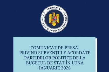 care este suma virata de aep catre partidele politice in ianuarie 2026 6967ab90464b4
