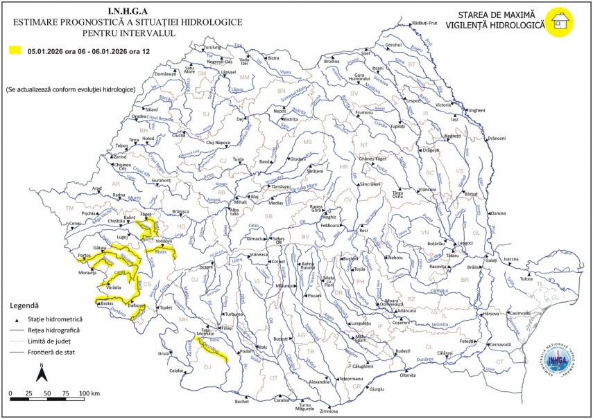 cod galben de inundatii pentru cateva judete din tara 695a71c35707d