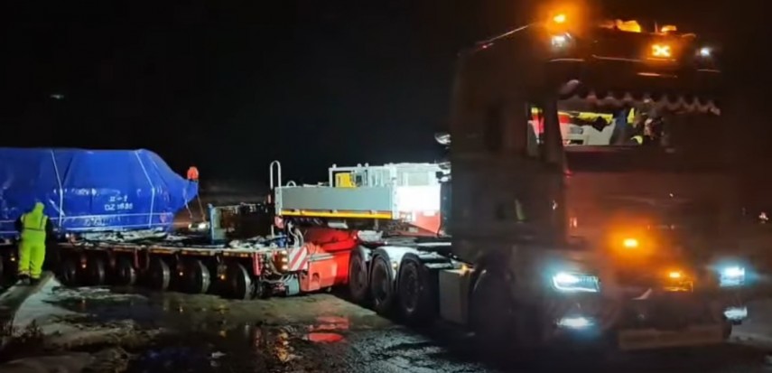 componentele utilajului gigantic tbm care va fora tunelul poiana au ajuns din portul constanta la calarasi 6967c07933f1d