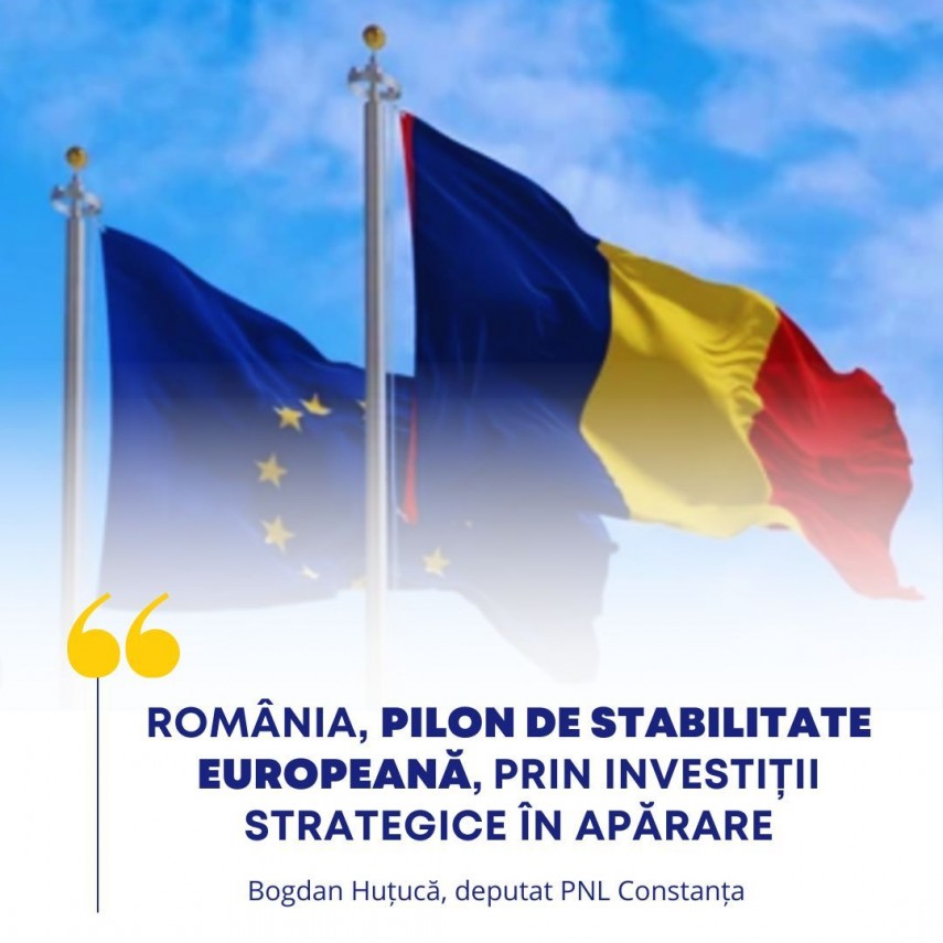 deputatul pnl bogdan hutuca aprobarea de catre comisia europeana a proiectelor nationale de aparare confirma ca romania este un partener de incredere 696b80473bc9b