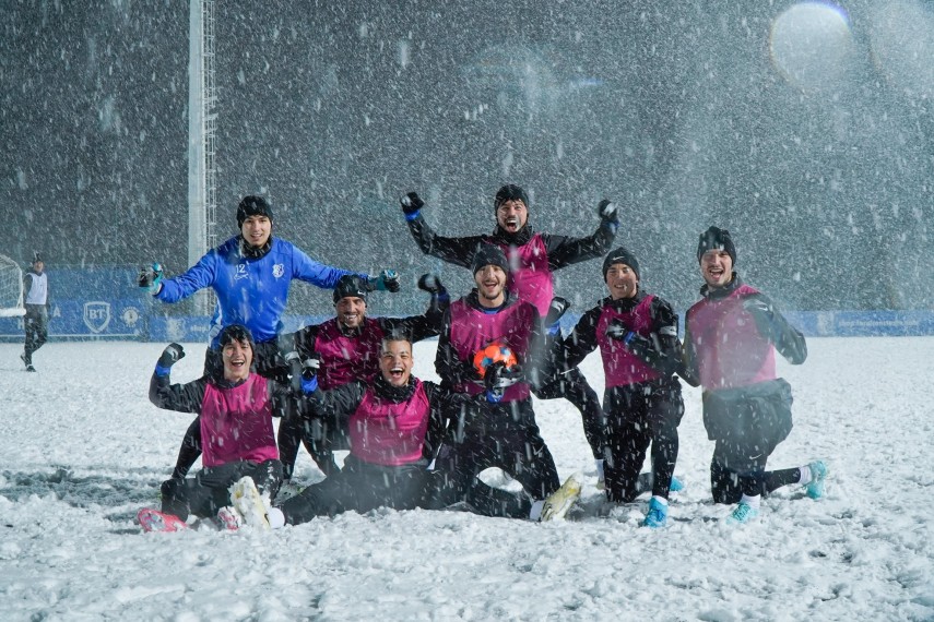 farul constanta antrenament in decor hibernal combinatia perfecta zapada zambete si fotbal galerie foto 6960b4b0f4196