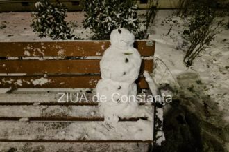 foto video spiritul iernii surprins pe o banca din constanta 695fe1f218ae1