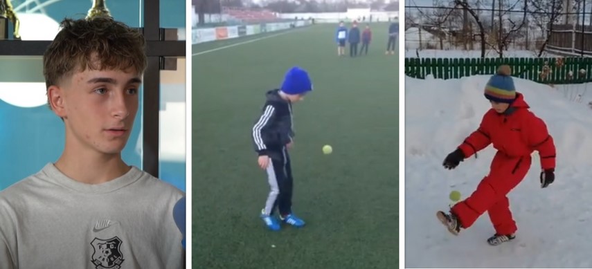 iata l pe alexandru goncear debutant la 16 ani in superliga jongland cu o minge de tenis la sapte ani video 696225e5347cd