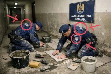 imagine falsa cu jandarmi la munca distribuita online fotografia este generata cu inteligenta artificiala 695cea9286c2f