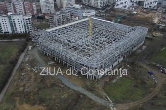 imagini din drona la sala polivalenta din constanta lucrari inghetate si nu doar pe timpul iernii cand se vor relua galerie foto video 697b1d3f1b27d