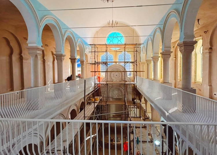 lucrarile la sinagoga mare din zona peninsulara au fost finalizate 697a212ee87f5