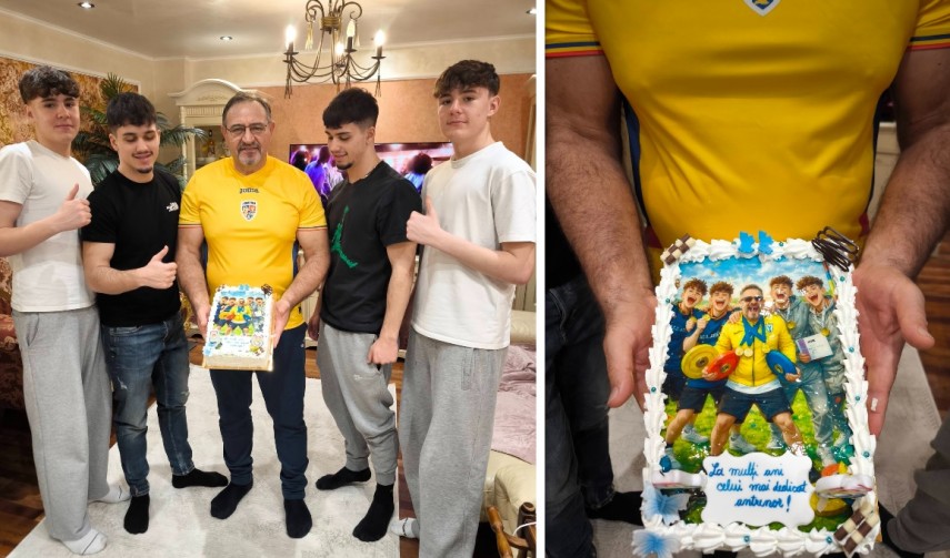 moment aniversar special cu doua perechi de gemeni la multi ani celui mai dedicat antrenor video 697cce737c105