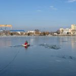 rata blocata pe gheata pe lacul ciuperca din municipiul tulcea pompierii au salvat o 6967a0d400089