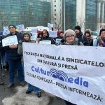 sindicalistii lucratorilor din muzee constanta in protest in fata ministerului culturii 69776850e37e2