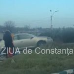 un sofer a urcat cu masina pe sensul giratoriu de la agigea galerie fotovideo 695e1c837a0f7