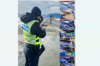 un tanar de 18 ani cu permis de doar doua luni surprins de radar cu 226 km h 695e70de2952f