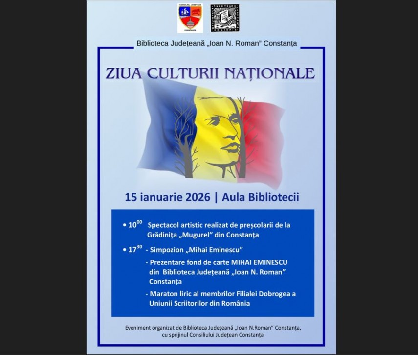 ziua culturii nationale la biblioteca judeteana constanta ce activitati sunt pregatite 69660fec9623c
