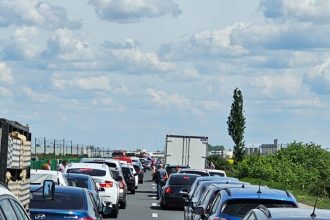 accident rutier pe autostrada soarelui o banda este blocata 698710c676ee6
