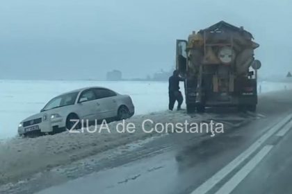 autoturism derapat la iesire de pe autostrada a2 bucuresti constanta spre drajna 6999ba8c2bc44