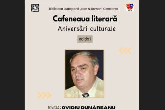 biblioteca judeteana constanta lanseaza un nou proiect scriitorul ovidiu dunareanu invitat la prima editie 699585d9649c0