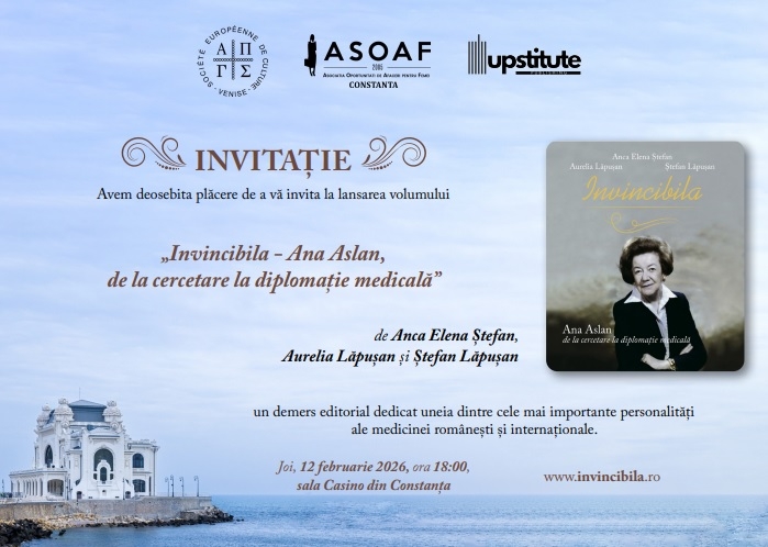 cartea invincibila ana aslan de la cercetare la diplomatia medicala se lanseaza joi la cazinoul din constanta 6989f2f69364b