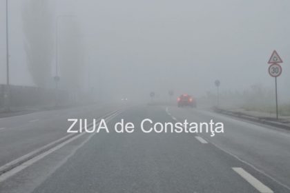 ceata si trafic in conditii de iarna pe a2 bucuresti cernavoda manevre navale suspendate in bara sulina judetul tulcea 6996b81f0ed62