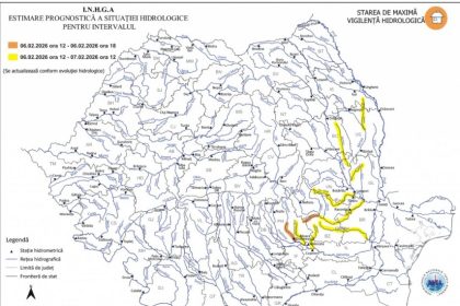 cod rosu de inundatii pe un rau din tara avertizari cod portocaliu si cod galben pe mai multe rauri 6985be874851d