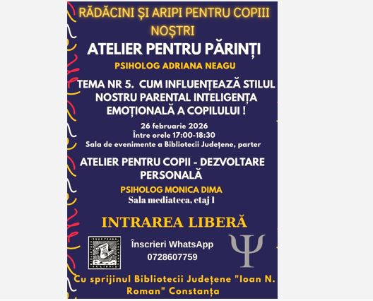 cum influenteaza stilul parental emotiile copiilor atelier pentru familii la biblioteca judeteana constanta 699edc88d4e6a