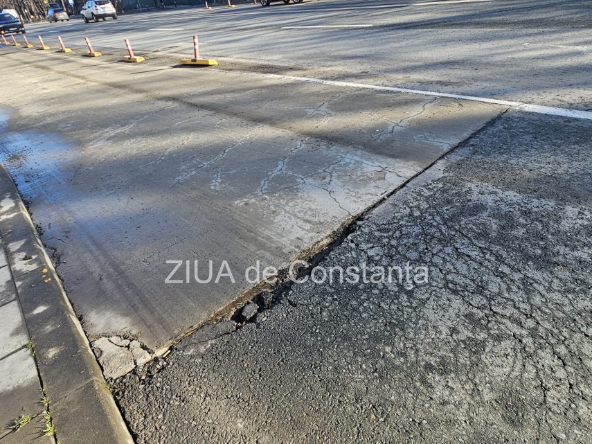 degradari aparute pe banda dedicata transportului in comun pe bulevardul alexandru lapusneanu din constanta foto 699eb600386f9