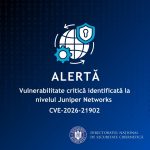 dnsc avertizeaza asupra unei vulnerabilitati critice in echipamente juniper networks 69a28acae49c0