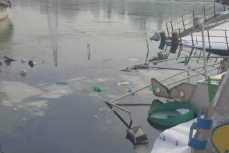 galerie foto poluare cu produse petroliere pe dunare dupa ce un impingator s a scufundat 6983547a992ce