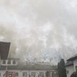 incendiu la acoperisul unei chilii monahale la manastirea stamba jiu 699985445085a