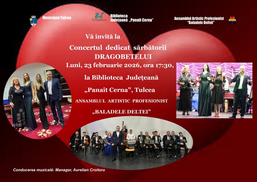 la biblioteca judeteana panait cerna tulcea dragobetele se sarbatoreste cu muzica si emotie 699756111b470