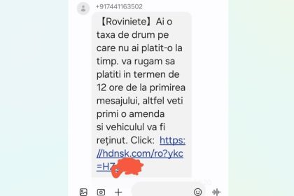 mesaje false in numele cnair care solicita plata urgenta a unei presupuse taxe de drum restante 6980d777b6fa9