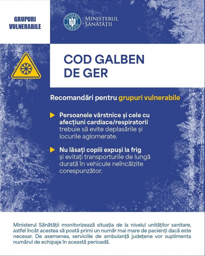 ministerul sanatatii avertizeaza evitati expunerea la frig si respectati recomandarile de siguranta in perioada gerului 6980982a94f0b