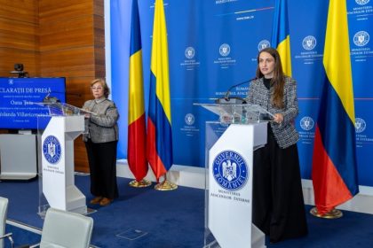 ministrul oana toiu a inaugurat redeschiderea ambasadei republicii columbia la bucuresti impreuna cu ministra de externe rosa yolanda villavicencio mapy 698cd4b07f994