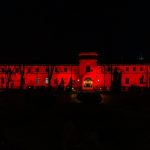 palatul cotroceni iluminat in rosu de ziua europeana a numarului de urgenta 112 698d0d814550a