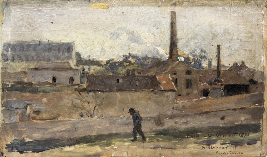 peisaj cu fabrici de nicolae vermont exponatul lunii la muzeul de arta tulcea 697f70b85c906