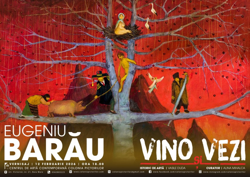 pictorul tulcean eugeniu barau omagiat la baia mare prin vernisajul expozitiei vino si vezi 6981bf599a608