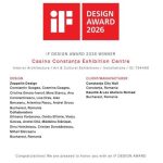 proiectul de amenajare a centrului expozitional din interiorul cazinoului din constanta premiat la if design award 2026 699dcde7719a2
