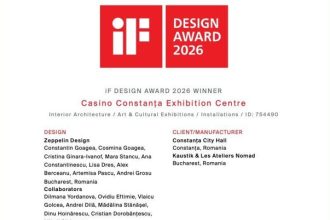 proiectul de amenajare a centrului expozitional din interiorul cazinoului din constanta premiat la if design award 2026 699dcde7719a2
