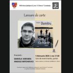 scriitorul dobrogean george c dumitru isi lanseaza noul roman la biblioteca judeteana constanta 698051bf96c9b