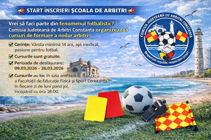 se fac inscrieri pentru scoala de arbitri de fotbal ce conditii trebuie sa indeplineasca doritorii 69987d2a67c38