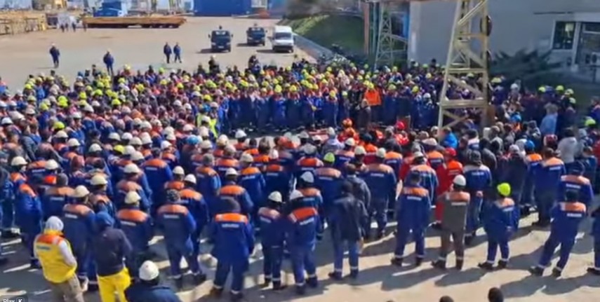 a cincea zi de proteste la santierul naval damen mangalia 69c3d4cdb2200