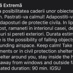 alerta extrema in tulcea posibile obiecte cazute din spatiul aerian 69c1832a9e66b
